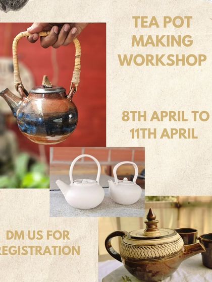 For those who know the basics of wheel throwing, I'm offering a special 4-day teapot making workshop in April.