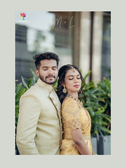 A serene portrait of the couple with their eyes closed, lost in the moment. This shot emphasizes trust and a deep, quiet connection.