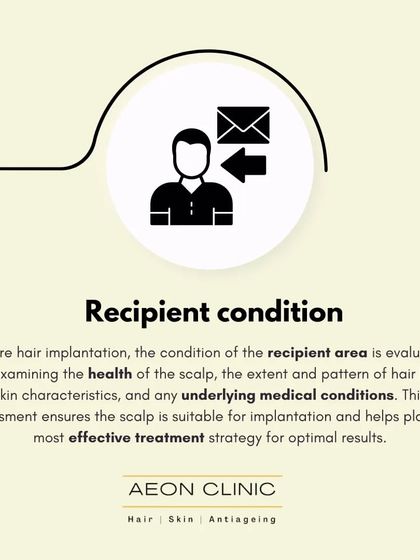We evaluate the recipient condition, examining the health of the scalp and the pattern of hair loss to plan the most effective treatment strategy.