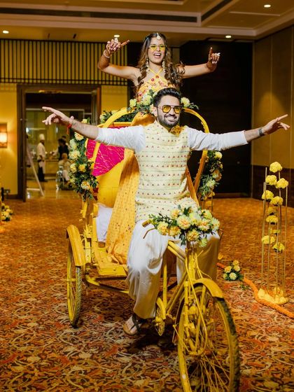 Vibrant Haldi & Mehendi Celebrations photo 4