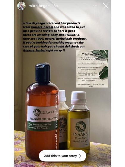 A genuine review from a new user who loves the great smell and the fact that my products are 100% natural and healthy for her hair.