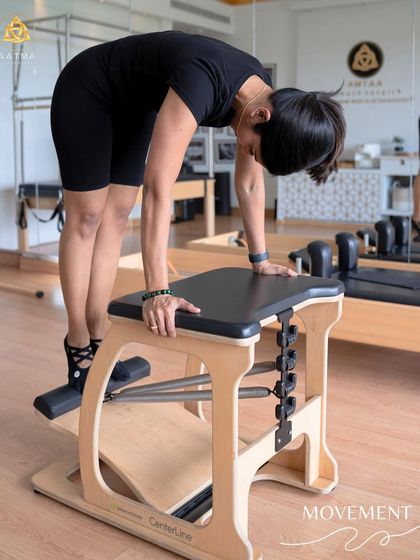 A series of movements on the Wunda Chair. This sequence challenges balance, leg strength, and core control, proving how versatile this single piece of equipment is.