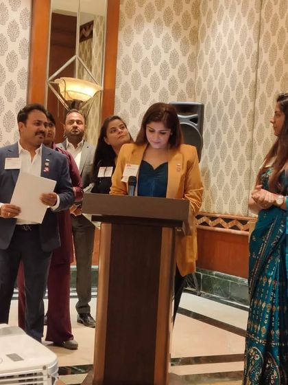 Leading a session for my BNI Athena chapter. Taking on a leadership role has been a fantastic experience in honing my public speaking skills and fostering a collaborative environment for business professionals.