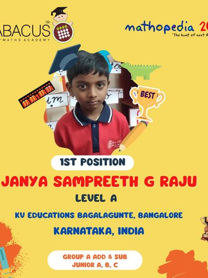 Abacus D Maths Academy - Educational Franchise & Teacher Training Mathopedia: Our Annual Competitions photo 42