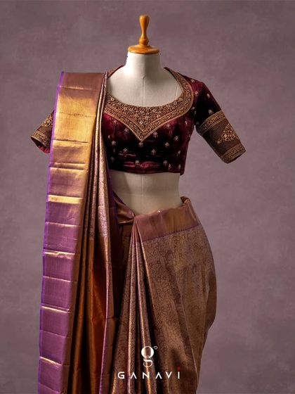 Ganavi Couture - Custom Indian Bridal & Occasion Wear The Kanjeevaram Bride photo 9