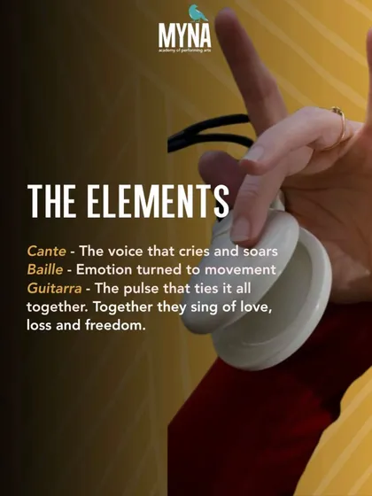 A look at the core elements of Flamenco: Cante (the voice), Baile (the movement), and Guitarra (the pulse). Together, they sing of love, loss, and freedom.