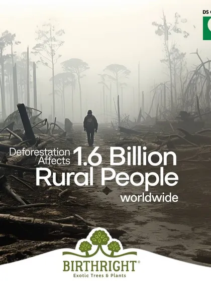 The statistics are staggering: deforestation affects 1.6 billion rural people worldwide who depend on forests for their livelihood. This is why our mission to plant, protect, and restore is more critical than ever.