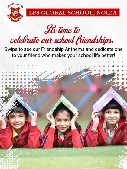 A graphic celebrating school friendships. We encourage students to cherish the relationships that support them through their learning journey.