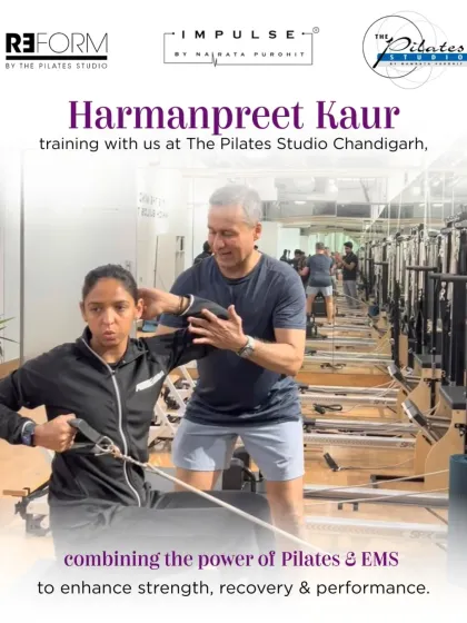 Peak performance is built on a foundation of core strength and stability. We are proud to work with champions like Harmanpreet Kaur, captain of the Indian Women's Cricket Team, using a combination of Pilates and EMS to enhance her power, recovery, and on-field performance.