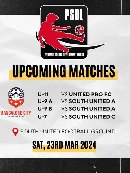 The upcoming fixture list for Week 7 of the PSDL.