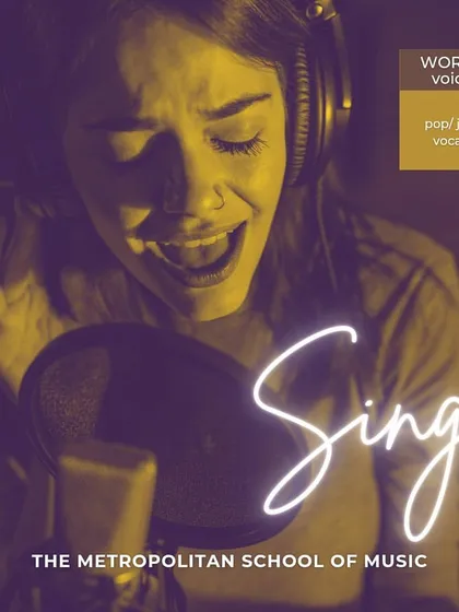 Our 'World Voice' program is a dedicated online course for aspiring pop and jazz vocalists. It focuses on the specific techniques and styles needed to excel in these popular genres.