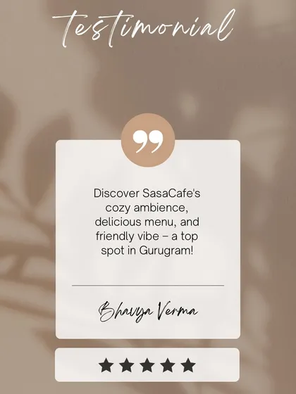 Thank you, Shaurya. I'm delighted you loved the cozy ambiance, delicious menu, and friendly vibe. Hope to see you again soon.