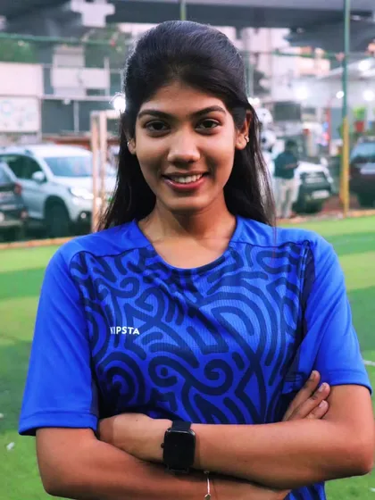 A portrait of Coach Shruti, one of the inspiring figures at our academy who leads with passion and dedication.