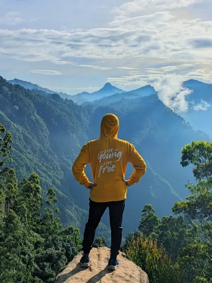 Sometimes all you need is a moment of peace with a view like this. This is from a Kodaikanal trip, a perfect example of how we help you find those quiet spots to disconnect from the grind and reconnect with yourself.