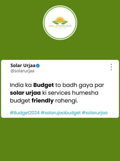 While the nation's budget may change, our services will always remain budget-friendly. We are committed to providing affordable solar solutions for everyone.