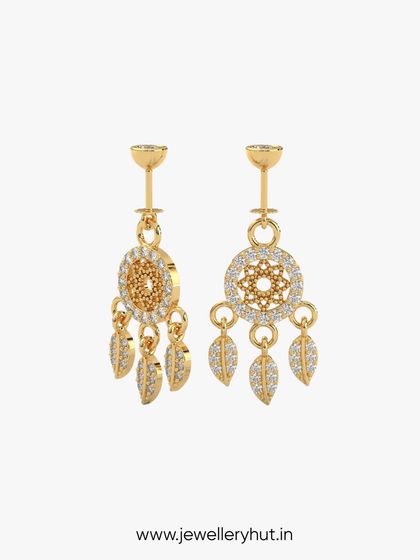 These beautiful chandelier-style hangings feature a central mandala design with dangling leaves, perfect for a bohemian-inspired look.