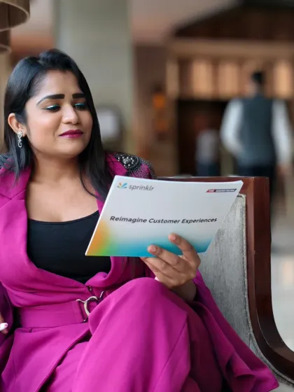 Reviewing the agenda for the Sprinklr event. I dive deep into the event's content to ask insightful questions and guide conversations that matter.