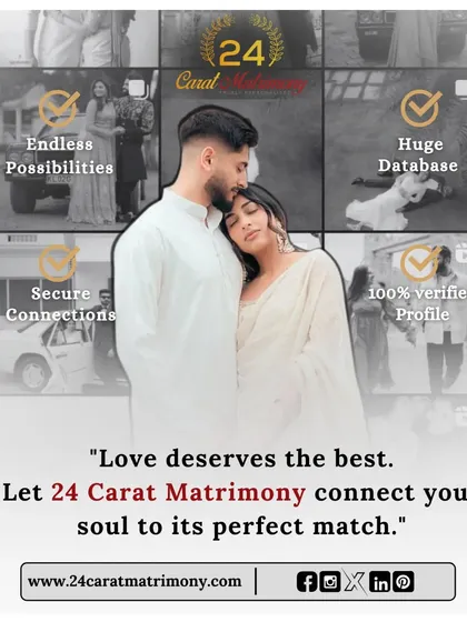 Love deserves the best. Our service offers endless possibilities through a huge, secure database of 100% verified profiles, connecting your soul to its perfect match.