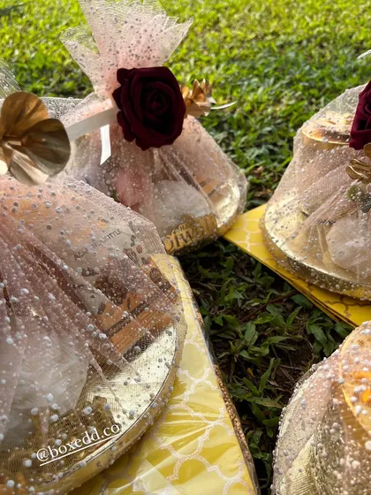 Another view of the festive gift platters, showcasing the rich colors and textures that make them so special.