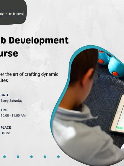 Our Web Development course is designed to help students master the art of crafting dynamic websites. This online course takes place every Saturday, providing a structured and convenient way to learn.