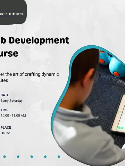 Our Web Development course is designed to help students master the art of crafting dynamic websites. This online course takes place every Saturday, providing a structured and convenient way to learn.