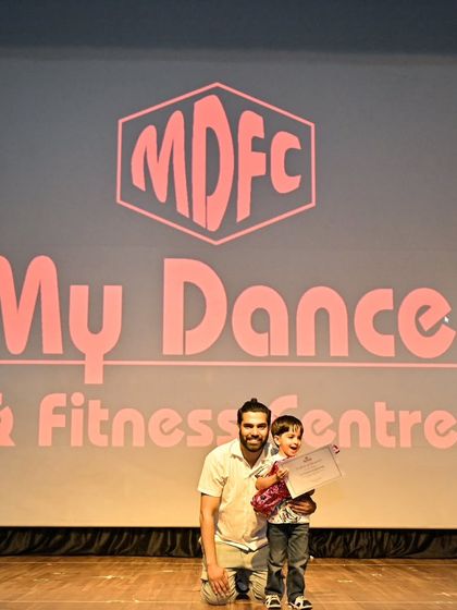 Celebrating Yuvaan's successful stage debut. We are so proud of all our little performers.