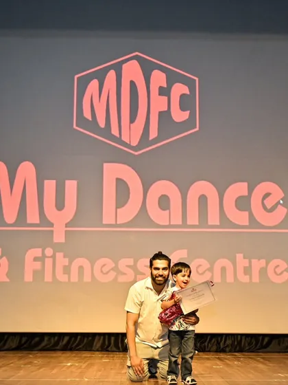Celebrating Yuvaan's successful stage debut. We are so proud of all our little performers.