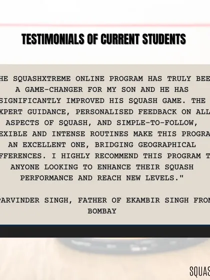 This testimonial from the father of Ekambir Singh, an online student from Bombay, describes our program as a game changer. We focus on providing expert guidance and personalized feedback to bridge geographical distances.