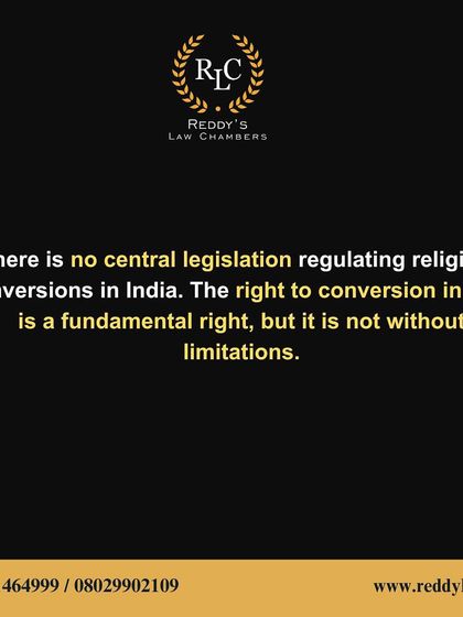 There is no central law regulating religious conversion in India. This infographic clarifies that while it is a fundamental right, it is subject to certain limitations.
