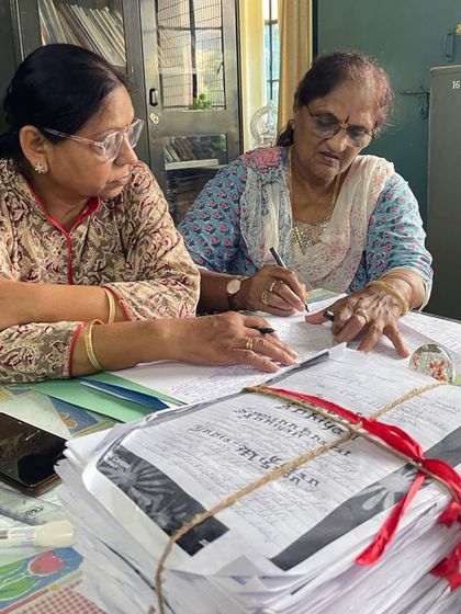 Meet our esteemed judges for the Drawing, Coloring, and Handwriting categories of the 2023 Olympiad, Dr. Bindu Awasthi and Dr. Sadhana Singh.
