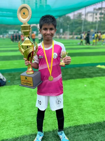 Happy Birthday to our Vice-Captain, Kayden Vaz. Here he is with his trophies, a true champion on and off the field.