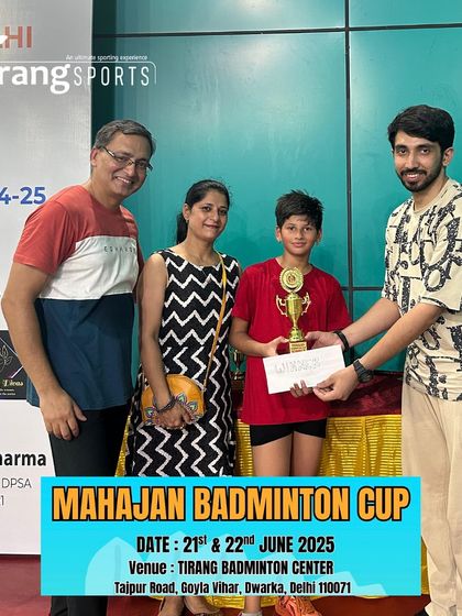 A winner with his proud parents. My events are family-friendly and create a supportive atmosphere for young athletes.