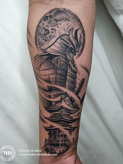 The Samurai tattoo, featured as part of a 'Best of the Month' collection.