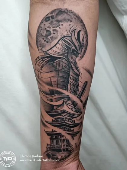 The Samurai tattoo, featured as part of a 'Best of the Month' collection.