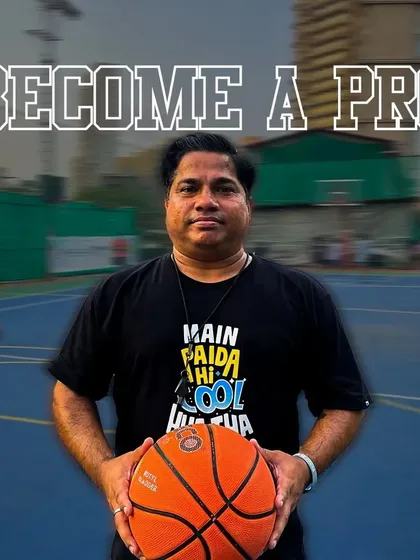 One of our passionate basketball coaches, ready to help you become a pro on the court.
