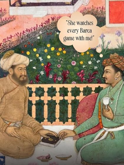 She watches every Barca game with me! Sharing in each other's passions, no matter how different, is a beautiful way to connect.