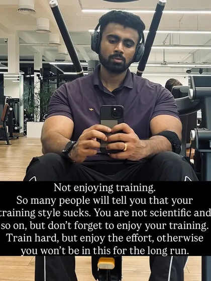 If you don't enjoy your training style, you won't stick with it for the long run. It's important to train hard, but you must also enjoy the effort.