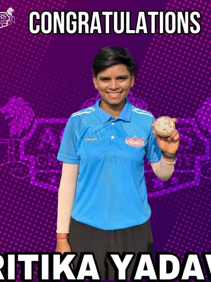 We are incredibly proud of our student Ritika Yadav for her selection to the Mumbai Under-19 Women's Cricket Team. Her hard work and dedication are an inspiration, reflecting the high standards and competitive success we foster at our academy.