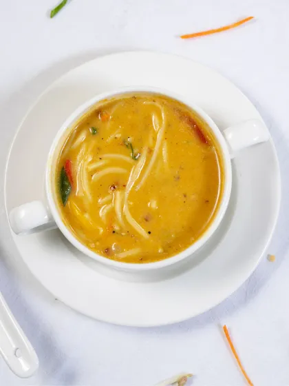 Enjoy the wholesome goodness of Thukpa Soup, a warm and comforting meal that is perfect for any weather.