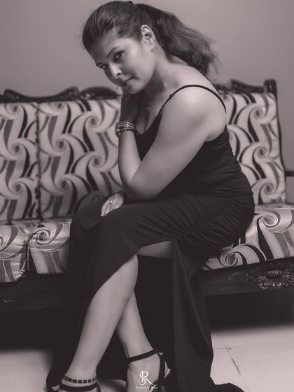 Shweta Nandakumar - Custom & Bespoke Fashion Design Black & White Portraits photo 4