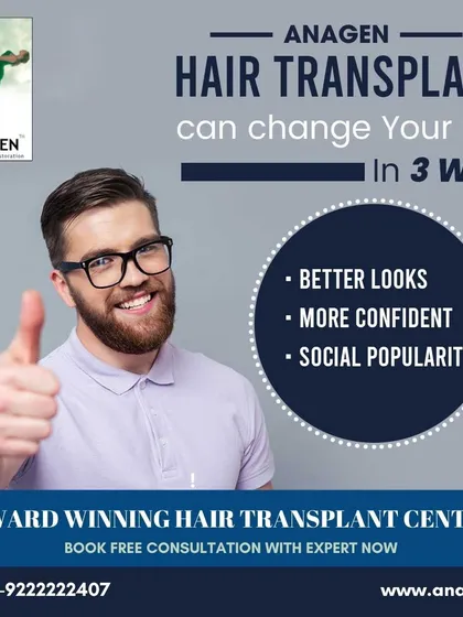 A hair transplant can change your life in three ways: better looks, more confidence, and increased social popularity. Book a free consultation with our award winning center to start your journey.