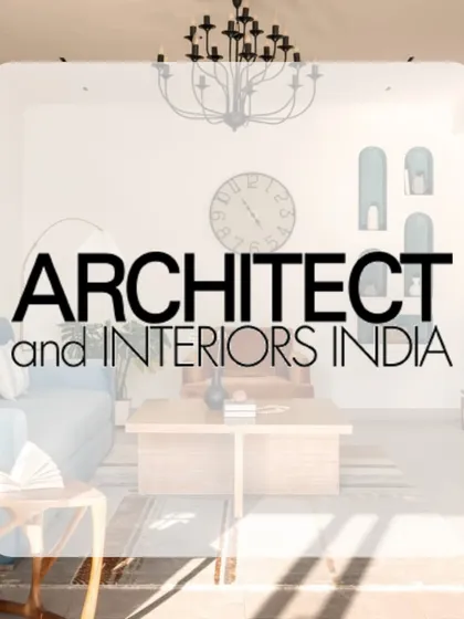 The logo of Architect and Interiors India, marking another proud publication moment for a project that was very close to my heart.
