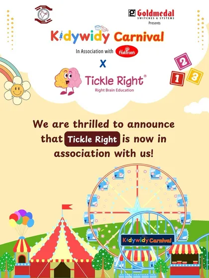 Our association with Tickle Right, a right brain education program, enhances the learning aspect of our events. We believe in holistic development that stimulates both sides of the brain.