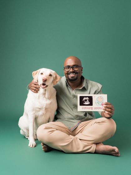 Rohit - Maternity & Newborn Photography with Pets Announcing Your New Arrival photo 8