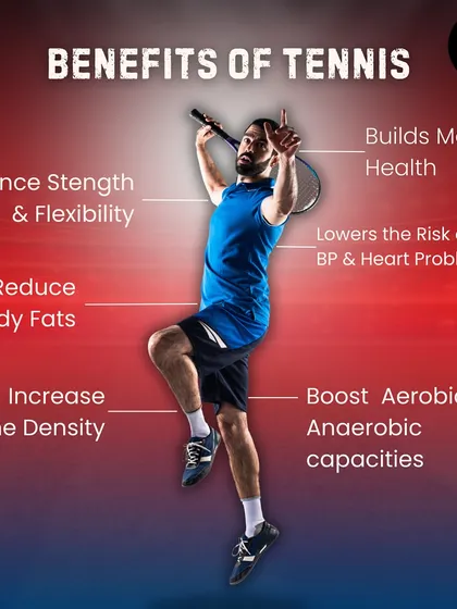 Tennis is a full-body workout with incredible health benefits. We highlight how the sport enhances strength, improves mental health, and boosts overall fitness, making it a great choice for an active lifestyle.