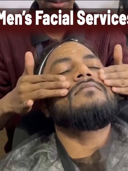 I provide expert men's facial services that focus on deep cleaning and relaxation. Watch as I perform a facial massage, a key part of the grooming experience I bring to your home.