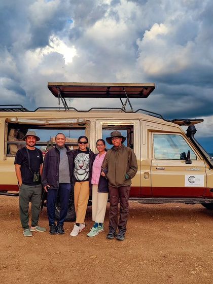 Happy faces from the African savannahs! This was a private photo safari I hosted in Masai Mara and Nakuru.