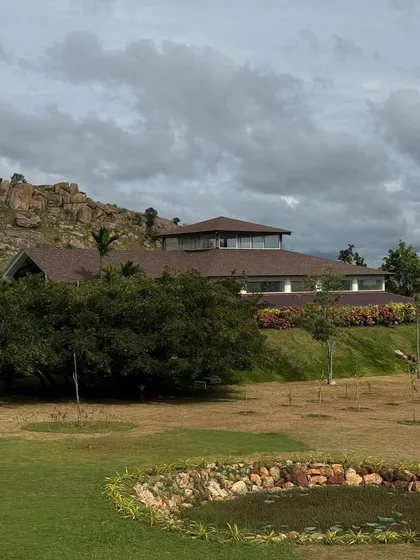 A cloudy day at the retreat. We believe there is beauty and healing in all weather. The dramatic sky and cool air provide a perfect excuse for cozying up with our self-care therapies.