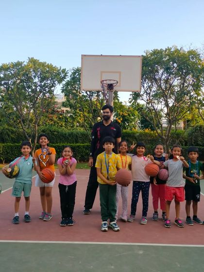 A group of young players with their medals after a successful Ranking Day. Each player gets a chance to showcase their skills and see where they stand.