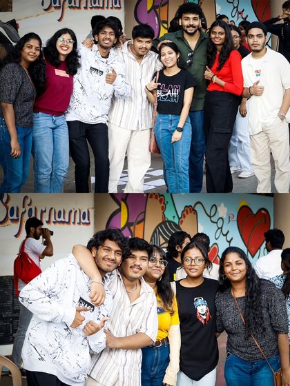 Friends, old and new, gather for a group photo at Sign Fest. Our events are not just about learning; they're about building lasting relationships and a strong community.